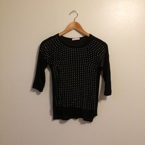 Black Top Polka Dot Sparkling